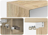 Bathroom Mirror Cabinet Sonoma Oak 100 x 14.5 x 70 cm 889121