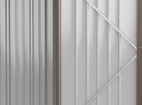 5.3 x 3.1ft Corrugated Steel Garden Shed - Brown T3398P328400