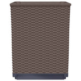 Planters 2 pcs Brown 30x30x37 cm Polypropylene 364184
