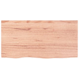 Basin Shelf Wall Mounted Steel and Solid Wood Oak 3302567
