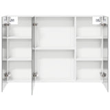 Bathroom Mirror Cabinet White 100 x 14.5 x 70 cm 889119