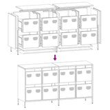 Sideboard Pink 135x39x73.5 cm Cold-rolled Steel 3307168