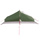 Backpacking Tent Green 4-Person 185T Polyester with PU Coating 42018571