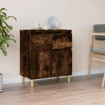 ZNTS Sideboard Smoked Oak 60x35x70 cm Engineered Wood 819681