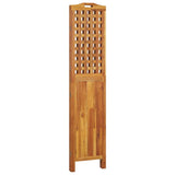 3-Panel Room Divider 121.5x2x180 cm Solid Wood Acacia 318547