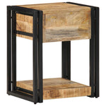 Bedside Cabinet 40x35x50 cm Solid Rough Wood Mango 4016688