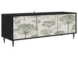 TV Cabinet GOTHA 102 x 33 x 51 cm Black Oak Engineered Wood 8007108