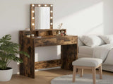 Dressing Table Brown 79 x 41 x 140 cm Engineered Wood 865167