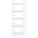 5-Layer Book Shelf White 60x27.6x158.5 cm Engineered Wood 288228