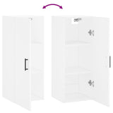 Wall Mounted Cabinet White 34.5x34x90 cm 828860