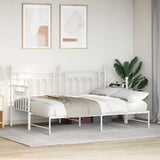 Daybed Frame White 80 x 200 cm Steel 42002678