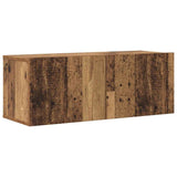 Wall Mounted TV cabinets 6 pcs Old Wood Engineered Wood 3328985