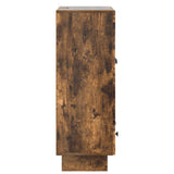 Sideboard Smoked Oak 66 x 34.5 x 95 cm Engineered Wood 893980