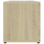 TV Cabinet Sonoma Oak 120x34x37 cm Engineered Wood 801164
