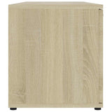 TV Cabinet Sonoma Oak 120x34x37 cm Engineered Wood 801164