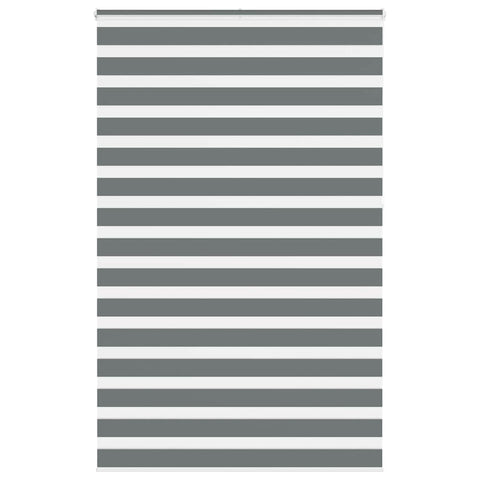ZNTS Zebra Blind Dark Grey 140x230 cm Fabric Width 135.9 cm Polyester 4014191