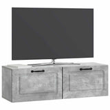 Wall-Mounted TV Cabinet Concrete Grey 98 x 31 x 30 cm 899408