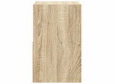 Bedside Table with Drawer 2 pcs Sonoma Oak 30.5 x 27 x 59.5 cm 8000617