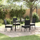 Garden Dining Set 5 pcs Cream Powder-Coated Steel 3379221