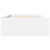 Bed Frame with Storage White 80 x 200 cm Engineered Wood 3429517