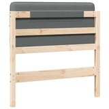 Upholstered Headboard with Headboard Brown and Light Grey 75 cm 880153