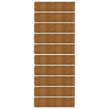 Lawn Edgings 10 pcs 25x103 cm Flexible Corten steel 821896