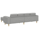Living Room Couch 3 pcs Cloud Grey Polyester 3335120