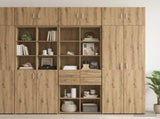 Storage Cabinet with Shelves Artisan Oak 70 x 42.5 x 225 cm 3446671
