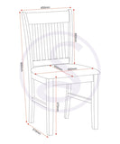 ZNTS Oxford Chair 400-402-050