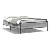 Bed Frame without Mattress Grey Sonoma 120x200 cm 3279805