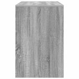 Desk with Shelf Grey Sonoma 102 x 50 x 75 cm Engineered Wood 869543