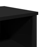 ZNTS Console Table Black 100x35x74.5 cm Engineered Wood 848529