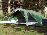 Camping Tent Cabin 4-Person Green Waterproof 94713