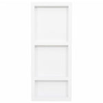 ZNTS Shower Niche with 3 Compartments Matt White 41x99x9 cm 151399