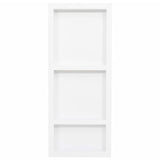 ZNTS Shower Niche with 3 Compartments Matt White 41x99x9 cm 151399