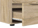 Storage Cabinet 60 x 48 x 57 cm Engineered Wood Sonoma Oak 888829