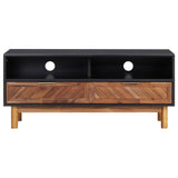 TV Cabinet 100x35x45 cm Solid Acacia Wood and MDF 289903