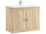 Bathroom Furniture Set Sonoma Oak 81 x 40 x 84.5 cm 3404360