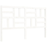 Bed Frame without Mattress White 160x200 cm Solid Wood 3194907