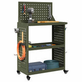 Tool Trolley Olive Green 65 x 35 x 111 cm Cold-rolled Steel 874549