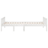 Children's Bed without Mattress White 75x190 cm Solid Wood Pine 855034
