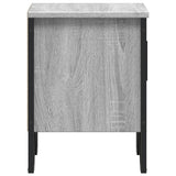 Bedside Cabinets 2 pcs Grey Sonoma 40x30x40 cm Engineered Wood 848521
