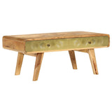 246344 Coffee Table Solid Mango Wood 90x50x40 cm