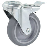 16 pcs Bolt Hole Swivel Casters 100 mm 277893
