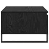 Coffee Table Black Oak 55 x 55 x 36.5 cm Engineered Wood 881665