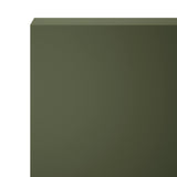 Garden Cover Profile 2 pcs 100 x 15 x 15 cm Steel Olive Green 8012968