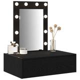 Dressing Table Black 60 x 40 x 70 cm Engineered Wood 865218