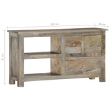 TV Cabinet 100x30x55 cm Solid Mango Wood 286385