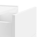 ZNTS Wall-mounted Bedside Cabinet White 45x30x35 cm 848325