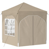 Pop-up Party Tent 192 x 192 x 245 cm Cream 42019834